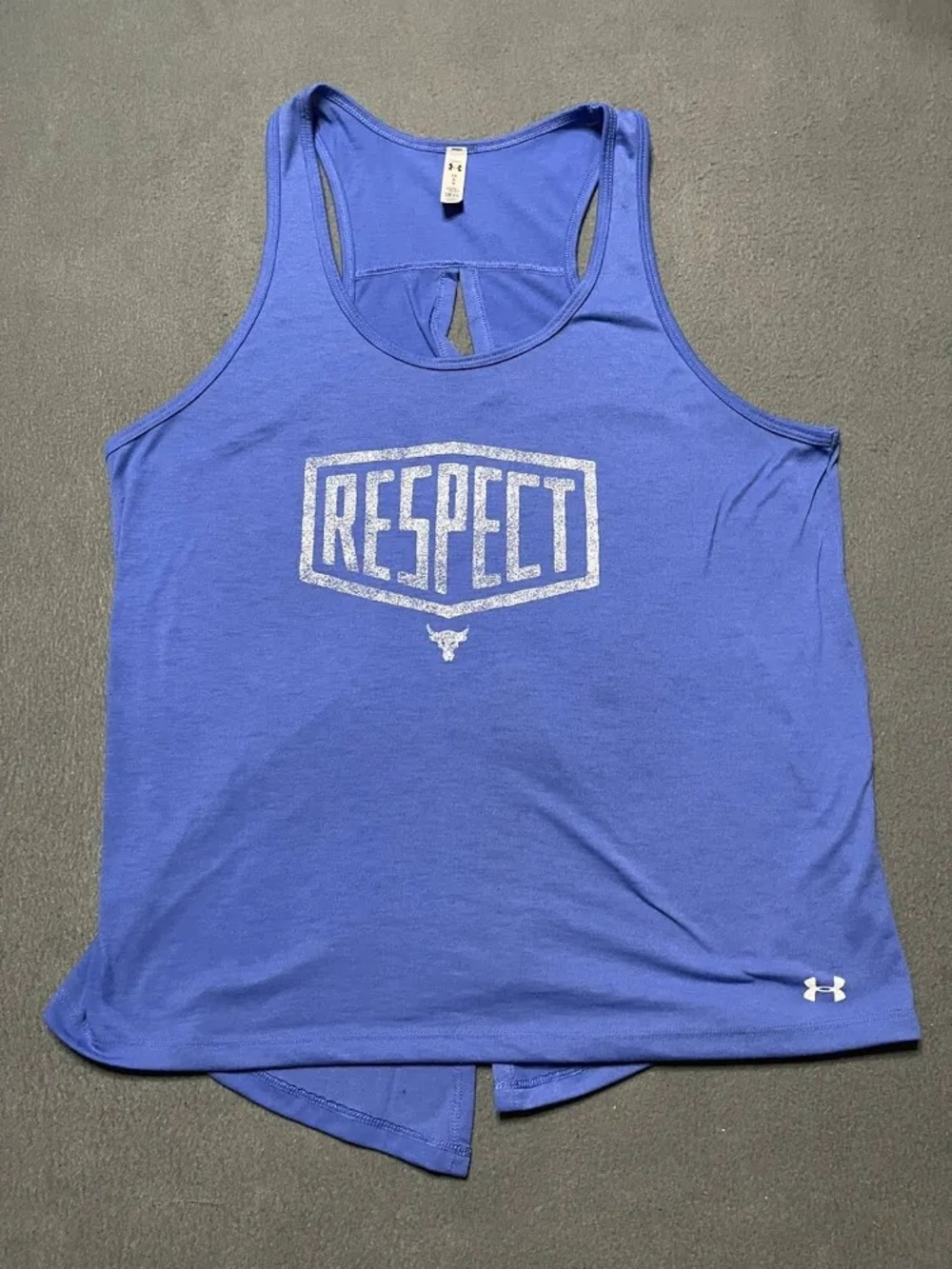 Under Armour Royal Blue 'RESPECT' Racerback Tank